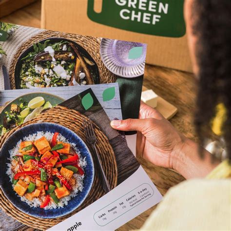 green chef recipe cards|Food Box Delivery .